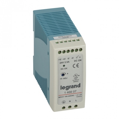 Alimentation Stabilis� - D�coupage - 100/240V - 24VDC - 60W - Legrand 146607