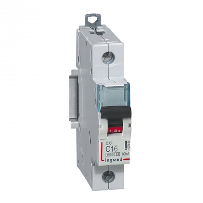 Disjoncteur 16A 10kA courbe C 1 pole Legrand DX3 Vis / Vis - Legrand 407654
