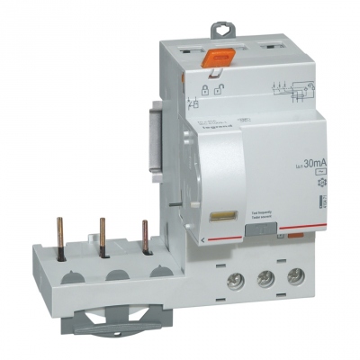 Bloc diff�rentiel - Legrand DX3 - 3P - 40A - Type AC - 30 mA - Legrand 410471