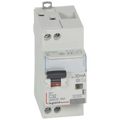Disjoncteur diff�rentiel Legrand DX3 32A courbe C 30mA 2 Poles type AC - Vis / Vis