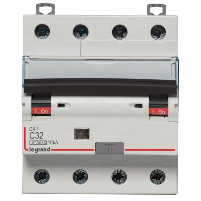Disjoncteur diff�rentiel Legrand DX3 32A courbe C 300mA 4 Poles type AC - Vis / Auto