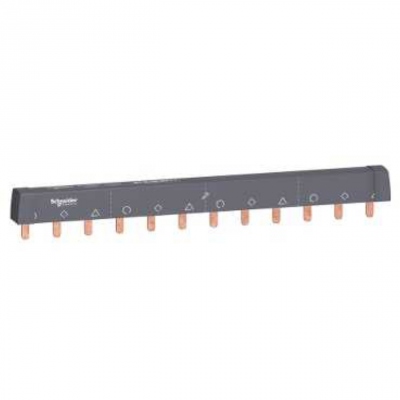 Peigne de raccordement - Schneider - 3 P�les - 100 Amp�res - 12 Modules - Schneider electric A9XPH312