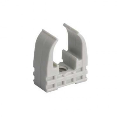 Clips - Mureva Clip - Pour tube diam�tre 20 mm - Gris - Schneider electric ENN45120