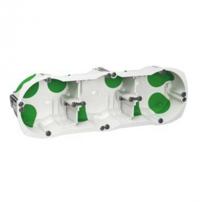 Boite cloison s�che - Schneider MULTIFIX AIR - 3 Postes - Profondeur 40 mm