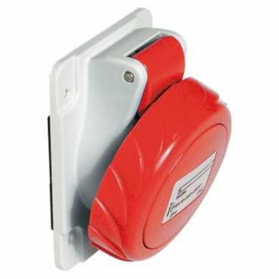 Socle de prise invers�e - PratiKa - 32A - IP67 - 380V - 3P+T - Schneider electric PKF32F734