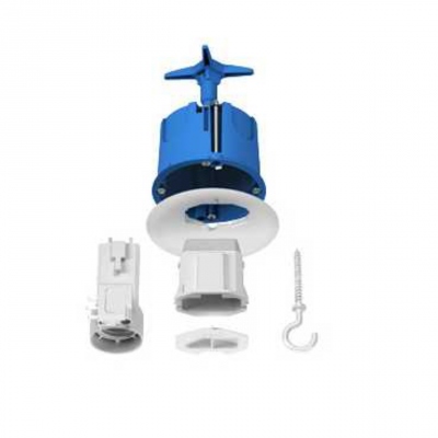 Boite cloison s�che - Schneider MULTIFIX - Centre - DCL + Douille E27 - Piton
