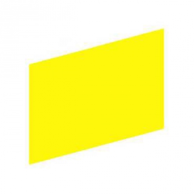Etiquette - 18 x 27 - Blanc / Jaune - Sans marquage - Schneider ZBY5102