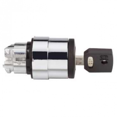 t�te bouton tournant � cl� - 2 positions - noir - Ronis 458A - Schneider electric ZB4BG210