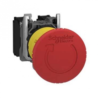 Arr�t d'urgence - 1NF - Tourner - D40 - Complet - Schneider XB5AS8442