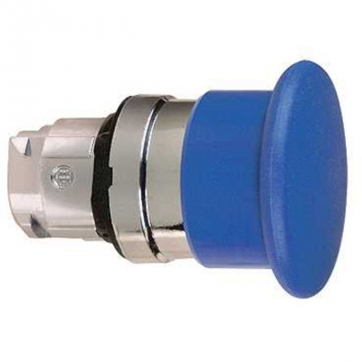 T�te arr�t d'urgence - Coup de poing - D40 - Bleu - Schneider ZB4BC6