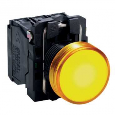 Voyant lumineux - A LED - 24V AC - Orange - Complet - Schneider XB5AVB5