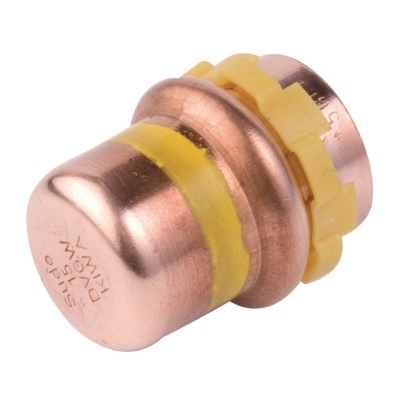 Bouchon � sertir - Pour tube cuivre - Gaz - Diam�tre 18 mm - Comap 5301VG18