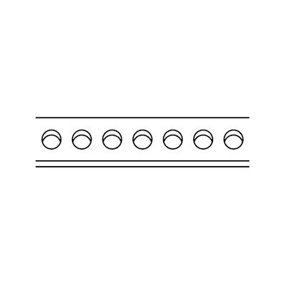 Bande perfor�e - 12 mm x 0.7 mm - En acier - 10 M�tres - Bizline 106011