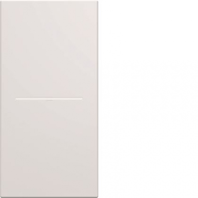 Enjoliveur - Interrupteur - A Voyant - 1 module - Pure - Hager Gallery WXD011B
