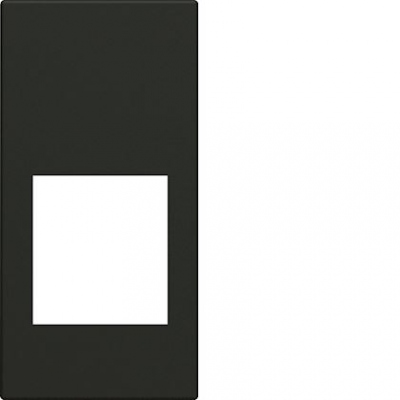 Enjoliveur - Prise RJ45 - 1 module - Night - Hager Gallery WXD201N