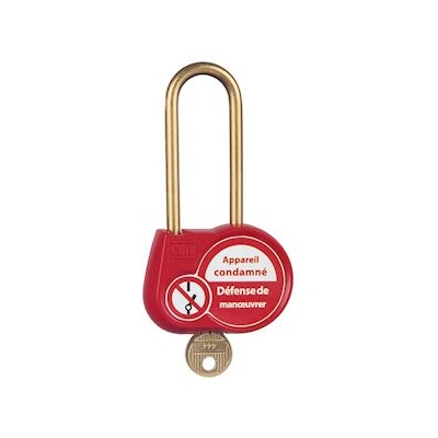 Cadenas de condamnation - 50 mm - Cl� 111 - CATU AL-230-111