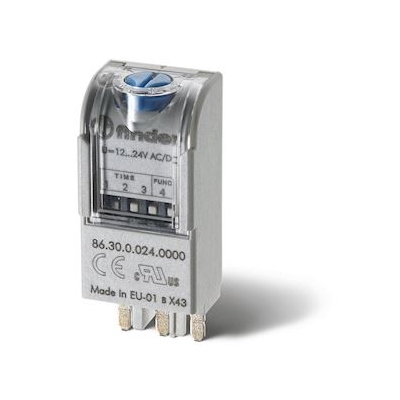 Module temporis� - Bi-fonction - AI + DI - 12-24V AC/DC - Finder 863000240000