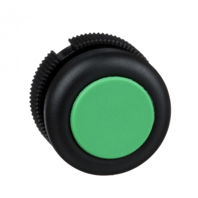 T�te ronde - Harmony XAC - Pour bouton poussoir - Capuchonn� - Vert - Schneider electric XACA9413