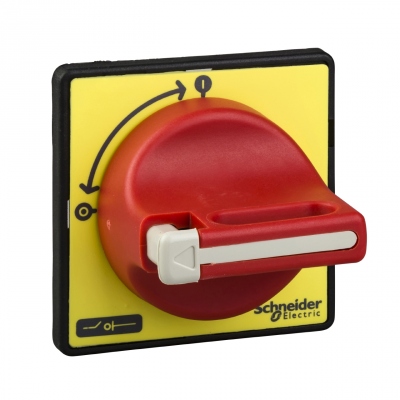 Commande rotative frontale - Tesys vario - Pour VN-12/VN-20/V02/V2 - Poign�e rouge - Schneider electric KCD1PZ