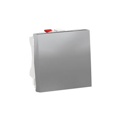 Va et vient - 10A - 2 Modules - Alu - Schneider Unica NU320330