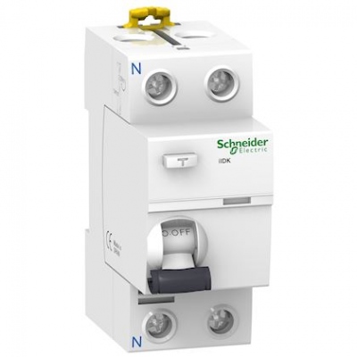 Interrupteur diff�rentiel - iIDK - 1P+N - 25A - 30 mA - Type AC - Schneider Electric A9R55225
