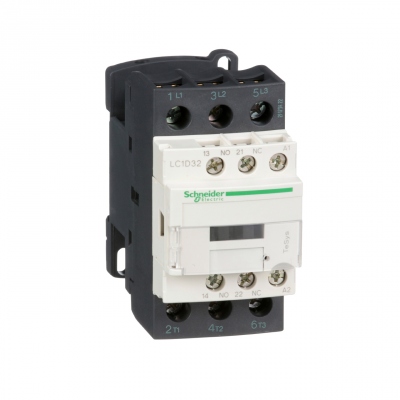Contacteur Tesys D - 32A - 3 P�les - 1F+1O - 24VCA AC - Schneider electric LC1D32B7