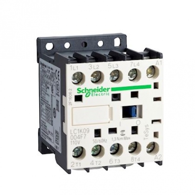 Contacteur Tesys K - 9A - 4 P�les - 24V AC - A vis - Schneider electric LC1K09004B7