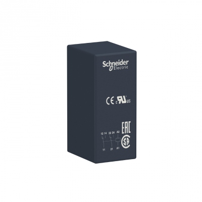 Relais miniature - Zelio relay RSB - 8A - 2OF - 12V DC - Schneider electric RSB2A080JD