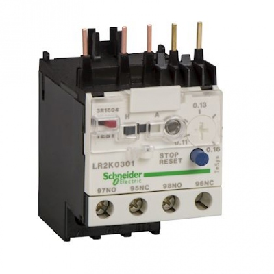 Relais de protection thermique - Pour contacteur Tesys K - 1.2 � 1.8A - Schneider electric LR2K0307
