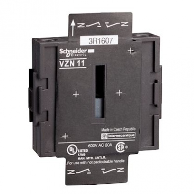 P�le neutre - Tesys mini-vario - 20A - Pour VN-12 & VN-20 - Schneider electric VZN11