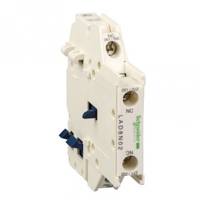 Bloc contacts auxiliaires lat�raux - Pour Tesys D - 2F - A vis - Schneider electric LAD8N20