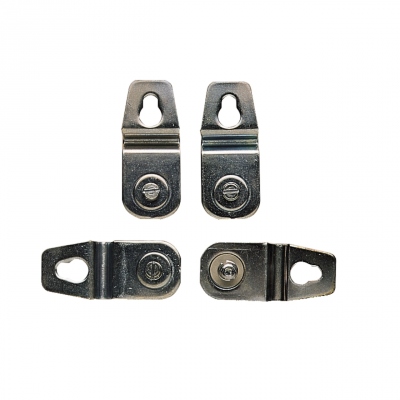 Jeu de 4 pattes de fixation murale inox 316L - Spacial - Schneider electric NSYPFC2X