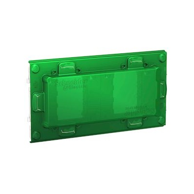 Support de fixation - 4 modules - Avec protection de chantier - Plastique - Schneider electric NU7004PC