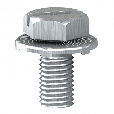 Vis avec rondelle - T�te H fendue - 6 x 18 mm - Thalassa - Boite de 100 - Schneider electric AF1VA618