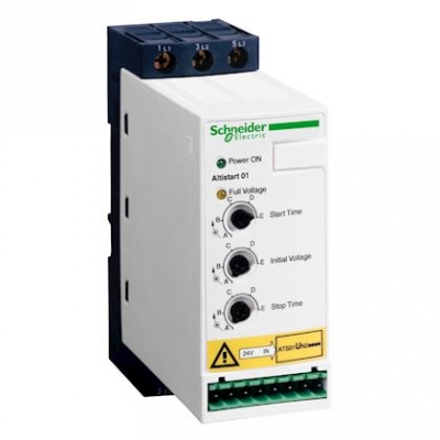 D�marreur ralentisseur progressif - Altistart 01 - 6A - 380 � 415V - Schneider electric ATS01N206QN