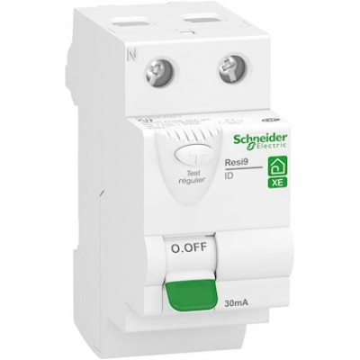 Interrupteur diff�rentiel - Schneider Resi9 xe - 2 P�les - 25A - 30 mA - Type AC - Schneider Electric R9ERC225