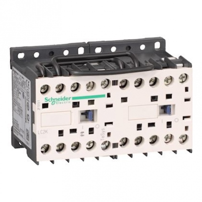 Contacteur inverseur - Tesys K - 9A - 3 P�les - 1F - 24V AC - A Vis - Schneider electric LC2K0910B7