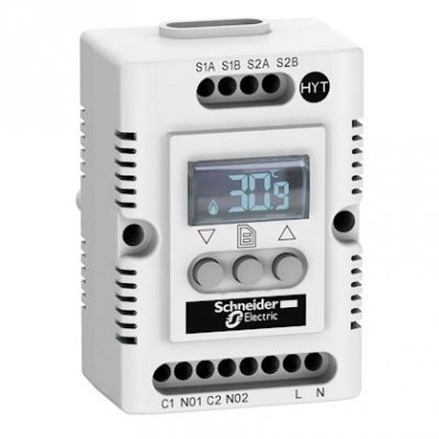 Hygrotherm �lectronique - Climasys CC - 230V - Schneider electric NSYCCOHYT230VID
