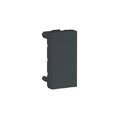 Obturateur - 1 Module - Anthracite - Schneider Unica NU986554