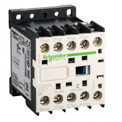 Contacteur auxiliaire K - Tesys - 10A - 2F+2O - 48V AC - Schneider electric CA2KN22E7