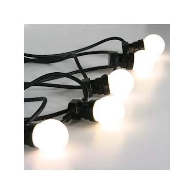 Guirlande � LED - Longueur 10 m�tres - Raccordable - 230V - Blanc chaud - Festilight 50352-1-B9
