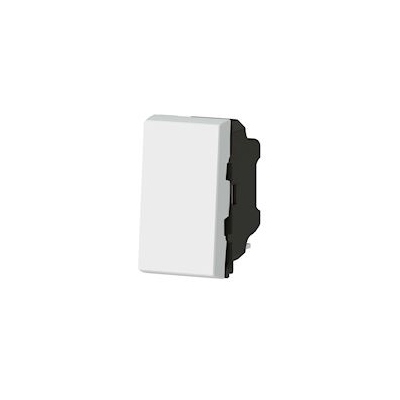 Bouton poussoir - 1 module - 6A - Blanc Antimicrobien - Legrand Mosaic 078714L