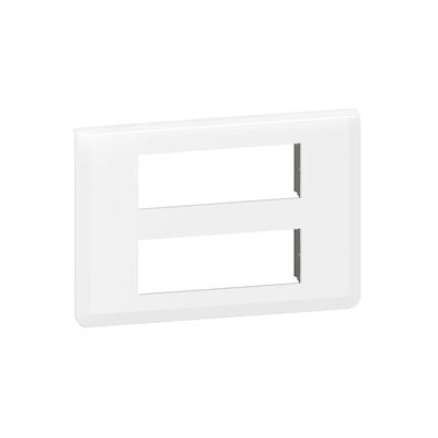 Enjoliveur - 2 x 6 Modules - Blanc - Legrand Mosaic 078836L