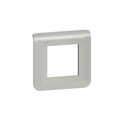 Enjoliveur - 2 Modules - Alu - Legrand Mosaic 079302L