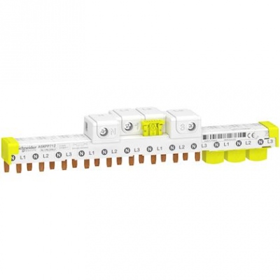 Peigne - IDT40 - 3P+N - 12 Modules - Avec connecteur - Schneider Electric A9XPP712