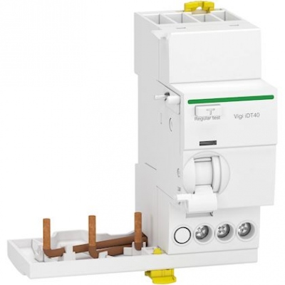 Module diff�rentiel Vigi - IDT40 - 3 P�les - 40A - 30 mA - Type AC - Schneider Electric A9Y62340