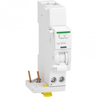 Module diff�rentiel Vigi - IDT40 - 2 P�les - 40A - 300 mA - Type AC - Schneider Electric A9Y63640