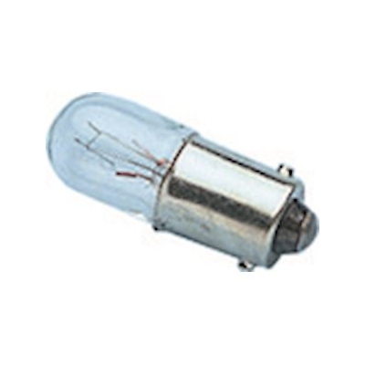 Lampe miniature - BA9S - 10 x 28 - 12 Volts - 250 mA - 3 Watts - Lot de 5 - Orbitec 116135