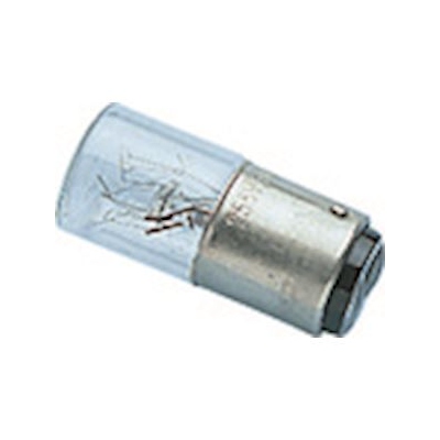 Lampe miniature - BA15D - 16 x 35 - 24 Volts - 5 Watts - Lot de 5 - Orbitec 117551