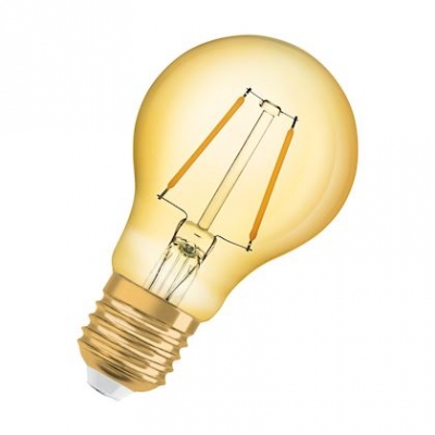 Ampoule � LED - Osram LED 1906 - Filament - Gold - E27 - 2.5W - 220 Lm - CLA22 - Osram 293199
